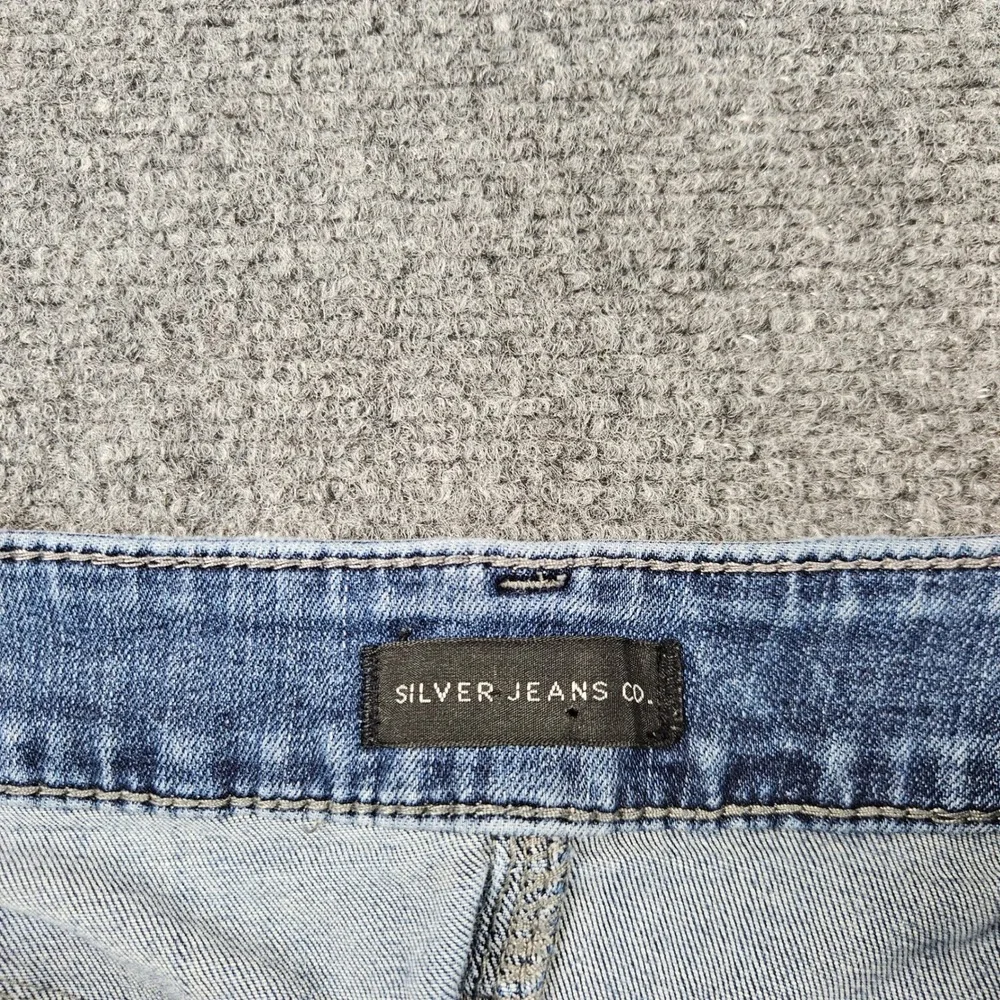 Silver Jeans Co Boyfriend Mid Rise Medium Wash Denim Jeans W31 L29 L27101EGX485